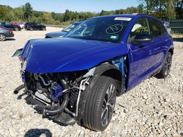 Photo 2 from auction – 2022 AUDI SQ5 PRESTI with VIN WA1C4AFY2N2035570