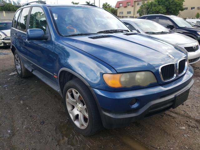 BMW X5 3.0I 2001 with VIN WBAFA53531LM67602 - Photo from auction