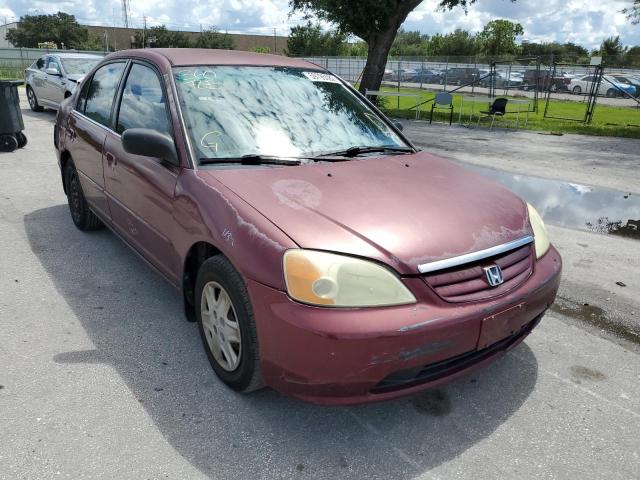 Photo 1 from auction – 2003 HONDA CIVIC LX with VIN 2HGES16583H615678
