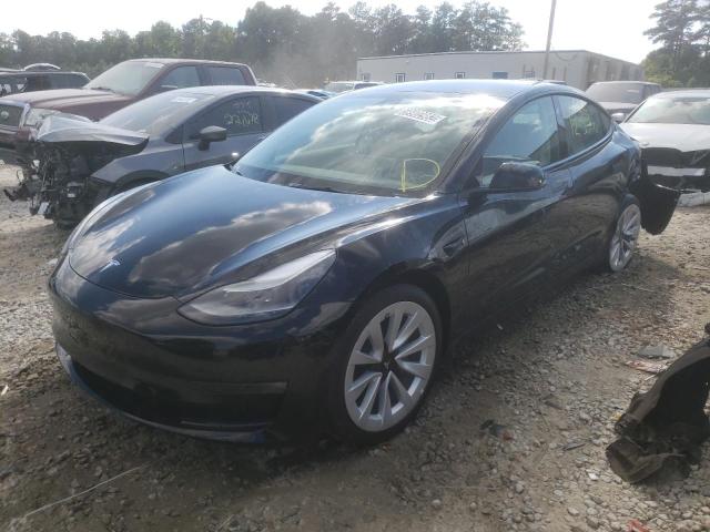 Photo 2 from auction – 2022 TESLA MODEL 3 with VIN 5YJ3E1EB4NF187458