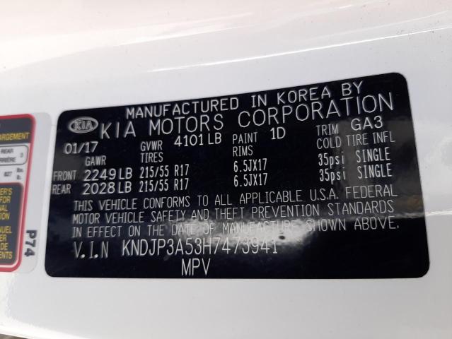 Photo 10 from auction – 2017 KIA SOUL + with VIN KNDJP3A53H7473941