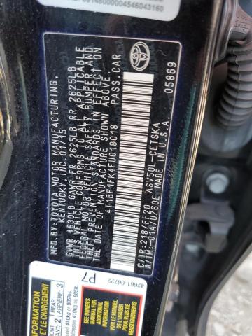 Photo 10 from auction – 2015 TOYOTA CAMRY LE with VIN 4T1BF1FK4FU018018