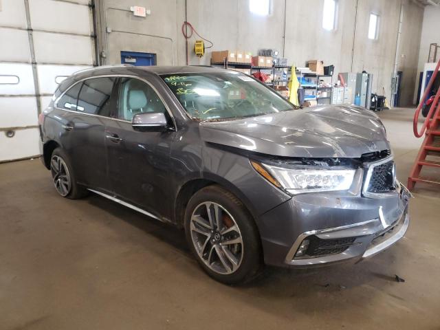 ACURA MDX ADVANC 2017 with VIN 5FRYD4H81HB014591 - Photo from auction