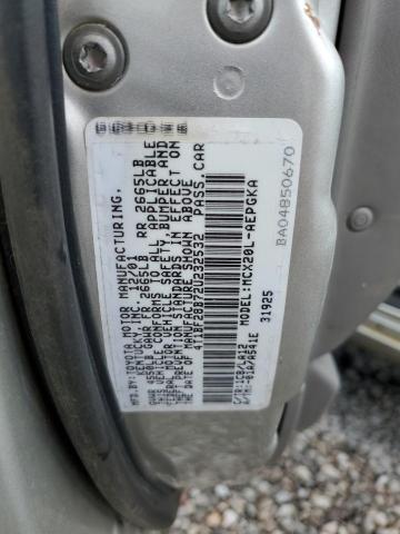 Photo 10 from auction – 2002 TOYOTA AVALON XL with VIN 4T1BF28B72U232532