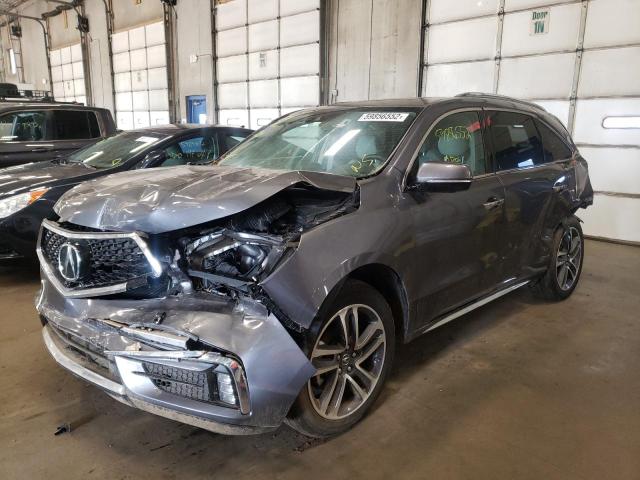 Photo 2 from auction – 2017 ACURA MDX ADVANC with VIN 5FRYD4H81HB014591