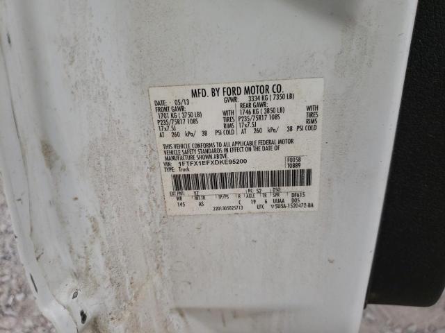Photo 10 from auction – 2013 FORD F150 SUPER with VIN 1FTFX1EFXDKE95200