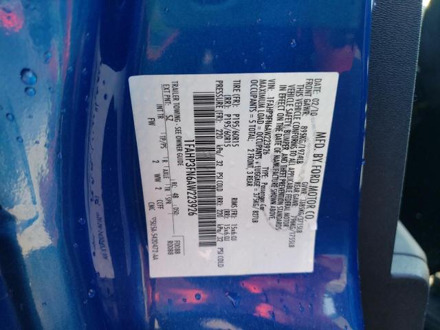 Photo 10 from auction – 2010 FORD FOCUS SE with VIN 1FAHP3FN6AW223926