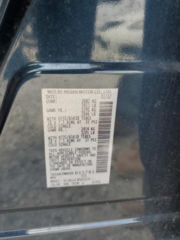 Photo 10 from auction – 2013 NISSAN PATHFINDER with VIN 5N1AR2MNXDC615781