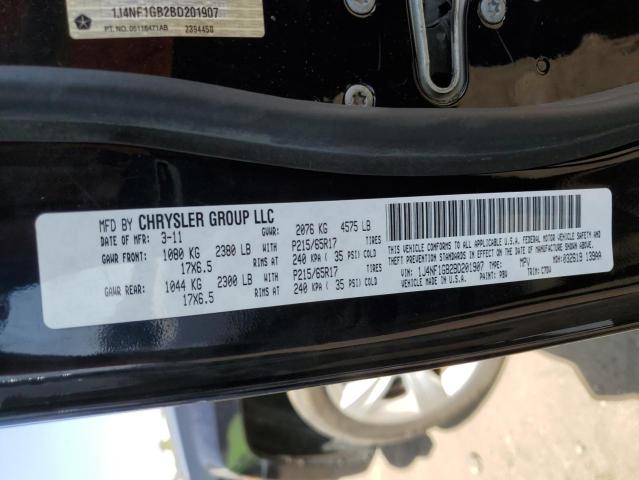Photo 10 from auction – 2011 JEEP PATRIOT SP with VIN 1J4NF1GB2BD201907