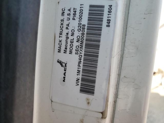 Photo 10 from auction – 2021 MACK PINNACLE with VIN 1M1PN4GYXMM008088