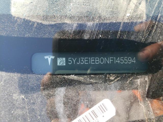 Photo 10 from auction – 2022 TESLA MODEL 3 with VIN 5YJ3E1EB0NF145594