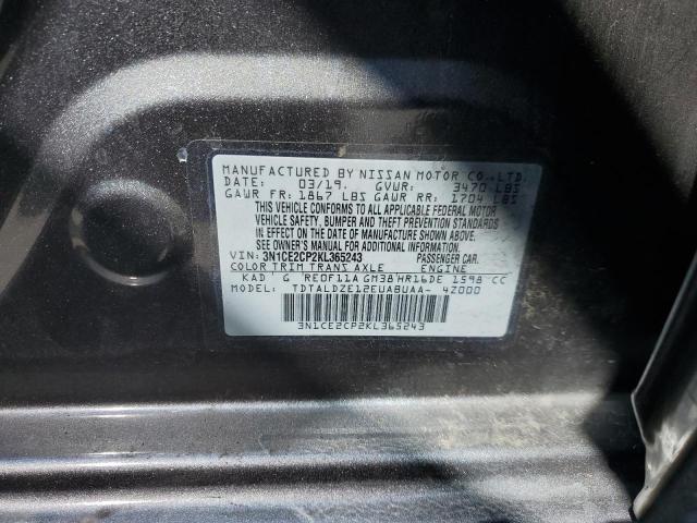 Photo 10 from auction – 2019 NISSAN VERSA NOTE with VIN 3N1CE2CP2KL365243