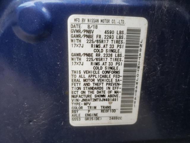 Photo 10 from auction – 2018 NISSAN ROGUE S with VIN JN8AT2MT0JW491491