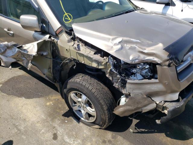 Photo 9 from auction – 2006 HONDA PILOT EX with VIN 5FNYF28616B016109