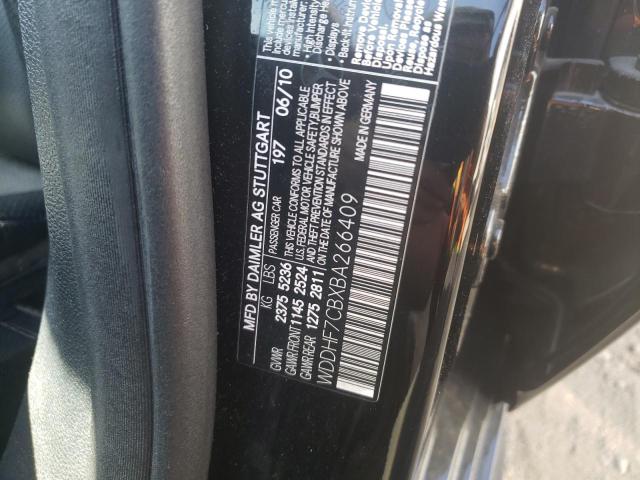 Photo 10 from auction – 2011 MERCEDES-BENZ E 550 with VIN WDDHF7CBXBA266409
