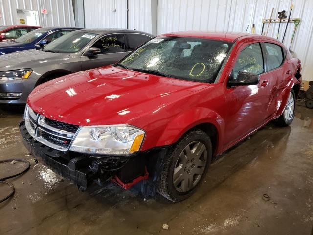 Photo 2 from auction – 2014 DODGE AVENGER SE with VIN 1C3CDZAB4EN175453