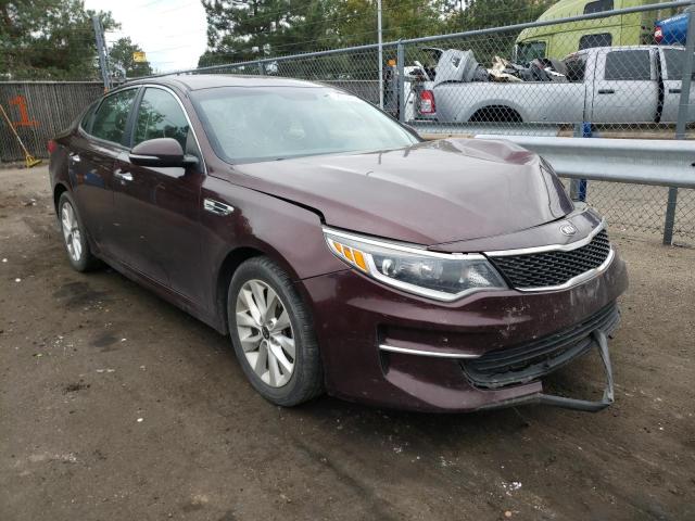 KIA OPTIMA LX 2016 with VIN 5XXGT4L33GG059748 - Photo from auction