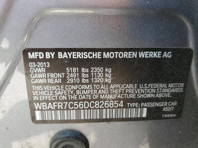 Photo 10 from auction – 2013 BMW 535 I with VIN WBAFR7C56DC826854
