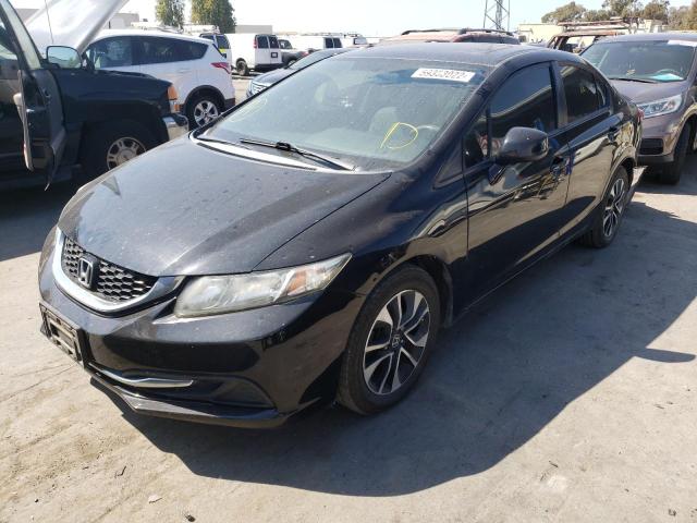 Photo 2 from auction – 2013 HONDA CIVIC EX with VIN 19XFB2F86DE240468