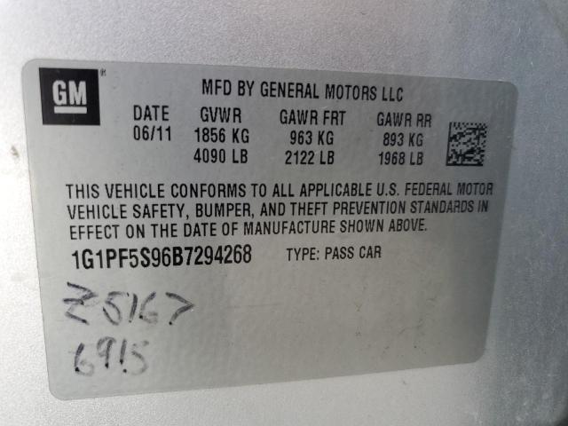 Photo 10 from auction – 2011 CHEVROLET CRUZE LT with VIN 1G1PF5S96B7294268