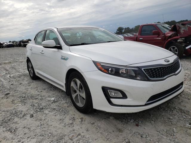 KIA OPTIMA HYB 2014 with VIN KNAGM4AD6E5076633 - Photo from auction