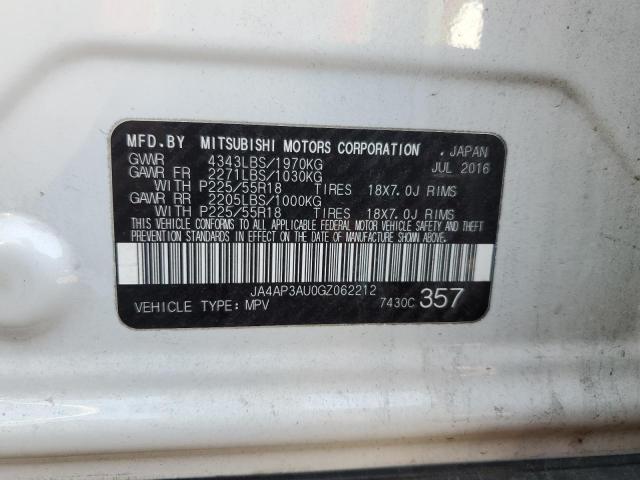 Photo 10 from auction – 2016 MITSUBISHI OUTLANDER with VIN JA4AP3AU0GZ062212