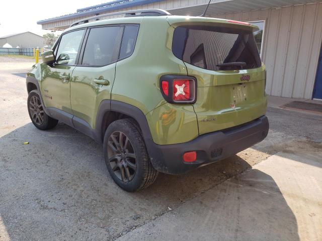Photo 3 from auction – 2016 JEEP RENEGADE L with VIN ZACCJBBTXGPC99739