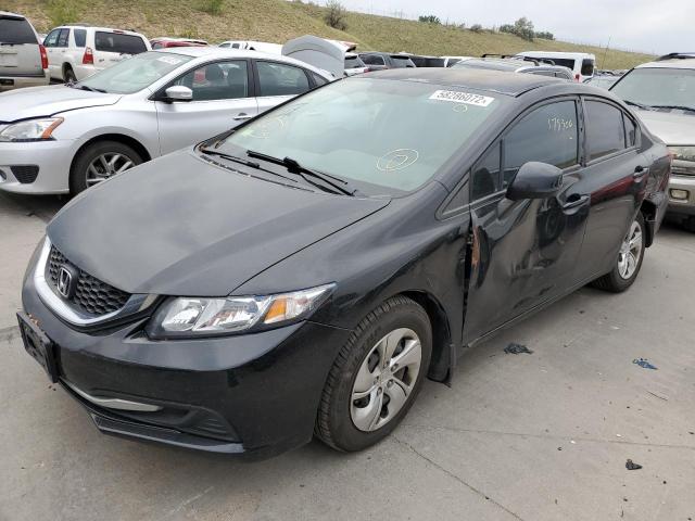 Photo 2 from auction – 2013 HONDA CIVIC LX with VIN 2HGFB2F54DH506758