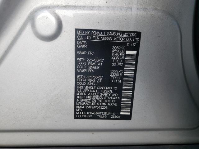 Photo 10 from auction – 2018 NISSAN ROGUE S with VIN KNMAT2MT9JP543206