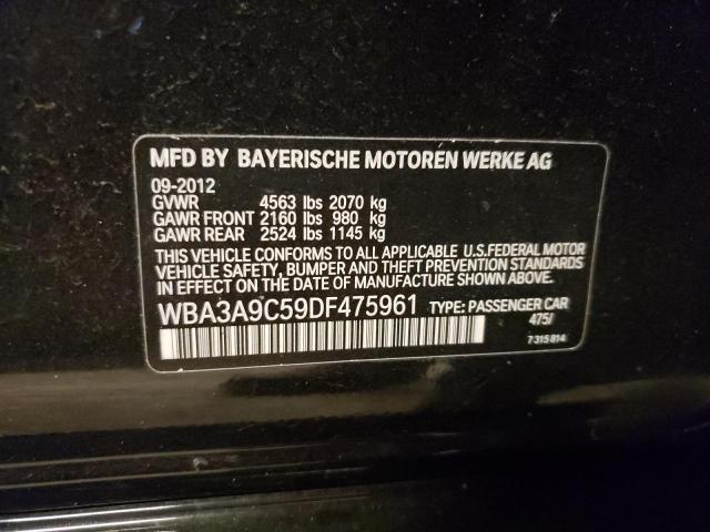 Photo 10 from auction – 2013 BMW 335 I with VIN WBA3A9C59DF475961