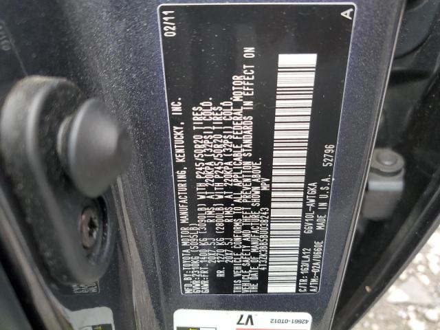Photo 10 from auction – 2011 TOYOTA VENZA with VIN 4T3ZK3BB5BU038243