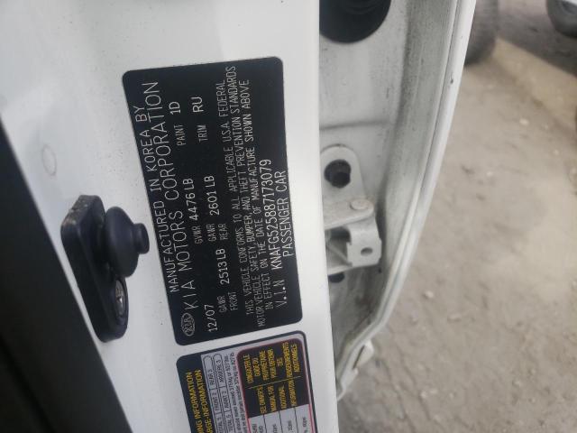Photo 10 from auction – 2008 KIA RONDO BASE with VIN KNAFG525887173079