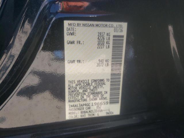 Photo 10 from auction – 2016 NISSAN ALTIMA 2.5 with VIN 1N4AL3AP4GC196659
