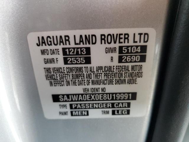 Photo 10 from auction – 2014 JAGUAR XF with VIN SAJWA0EX0E8U19991