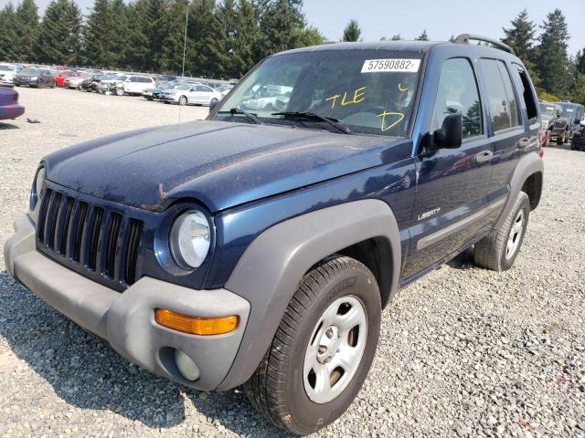 Photo 2 from auction – 2004 JEEP LIBERTY SP with VIN 1J4GL48K64W160478