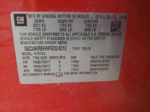 Photo 10 from auction – 2015 CHEVROLET SILVERADO with VIN 3GCUKREH9FG324213