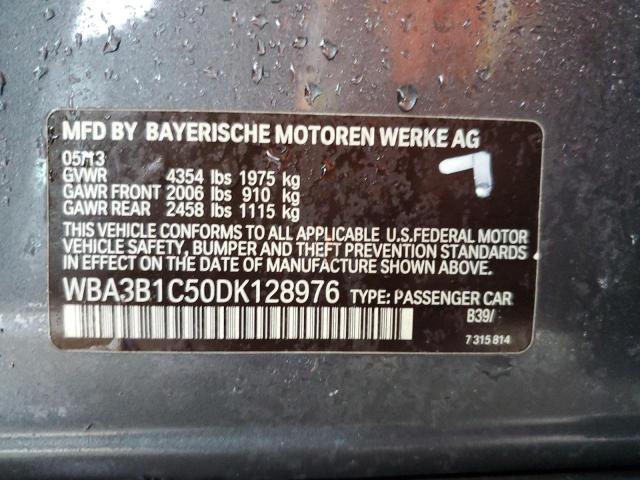 Photo 10 from auction – 2013 BMW 320 I with VIN WBA3B1C50DK128976