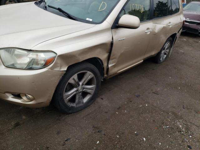 Photo 9 from auction – 2008 TOYOTA HIGHLANDER with VIN JTEDS43A782004503