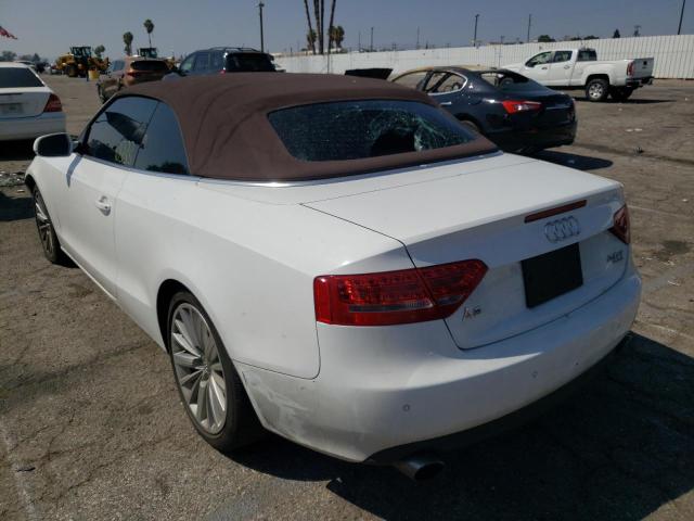 Photo 3 from auction – 2011 AUDI A5 PREMIUM with VIN WAULFAFH3BN012757