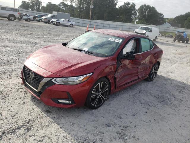 Photo 2 from auction – 2020 NISSAN SENTRA SR with VIN 3N1AB8DVXLY231679