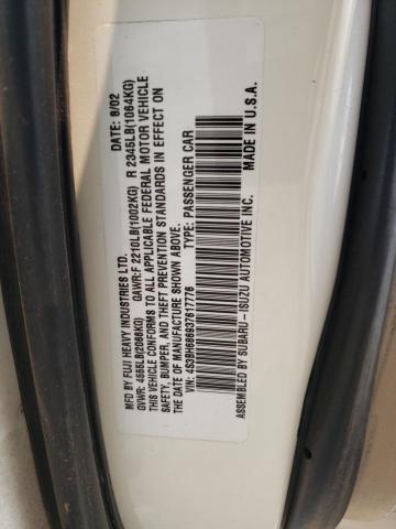 Photo 10 from auction – 2003 SUBARU LEGACY OUT with VIN 4S3BH686937617776