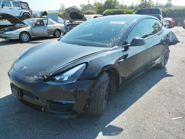 Photo 2 from auction – 2022 TESLA MODEL 3 with VIN 5YJ3E1EA2NF132840