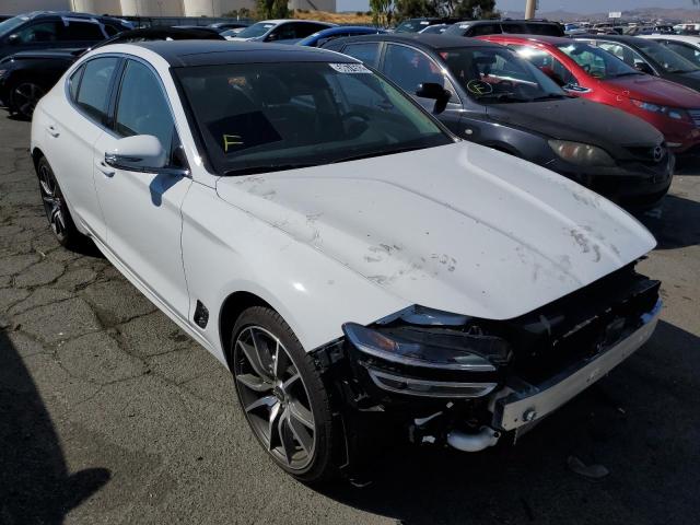GENESIS G70 BASE 2022 with VIN KMTG34TA1NU098023 - Photo from auction
