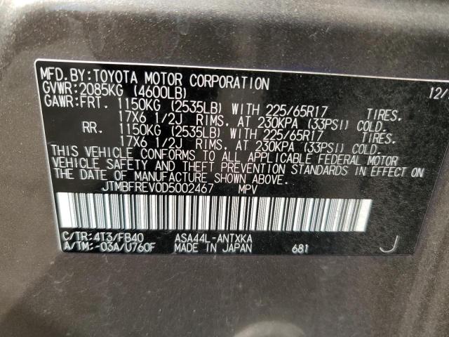 Zdjęcie 10 z aukcji – 2013 TOYOTA RAV4 LE z VIN JTMBFREV0D5002467