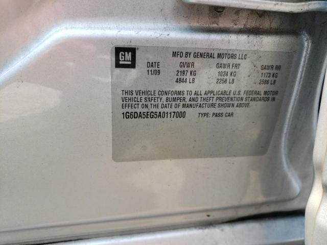 Photo 10 from auction – 2010 CADILLAC CTS with VIN 1G6DA5EG5A0117000
