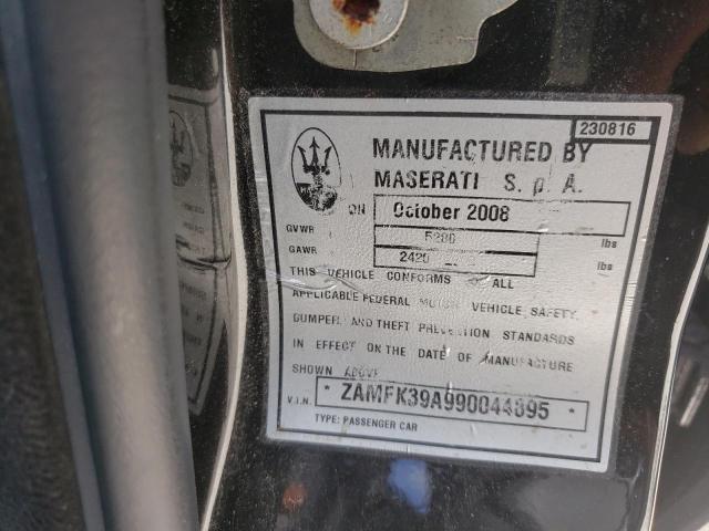 Photo 10 from auction – 2009 MASERATI QUATTROPOR with VIN ZAMFK39A990044895