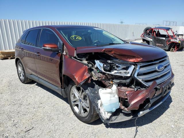 FORD EDGE TITAN 2015 with VIN 2FMTK3K94FBB21329 - Photo from auction