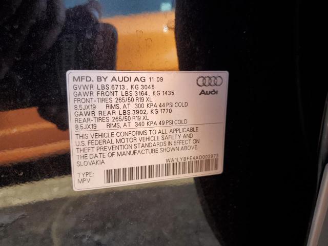 Photo 10 from auction – 2010 AUDI Q7 PREMIUM with VIN WA1LYBFE4AD002973