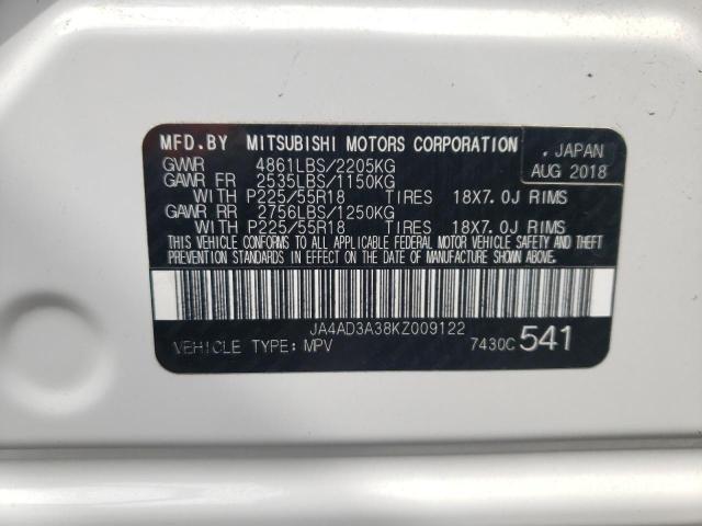 Photo 10 from auction – 2019 MITSUBISHI OUTLANDER with VIN JA4AD3A38KZ009122