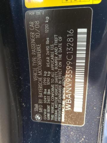 Photo 10 from auction – 2009 BMW 535 XI with VIN WBANV93599C132816